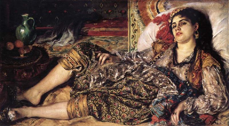Pierre-Auguste Renoir Odalisque ou Une Femme d Alger oil painting image